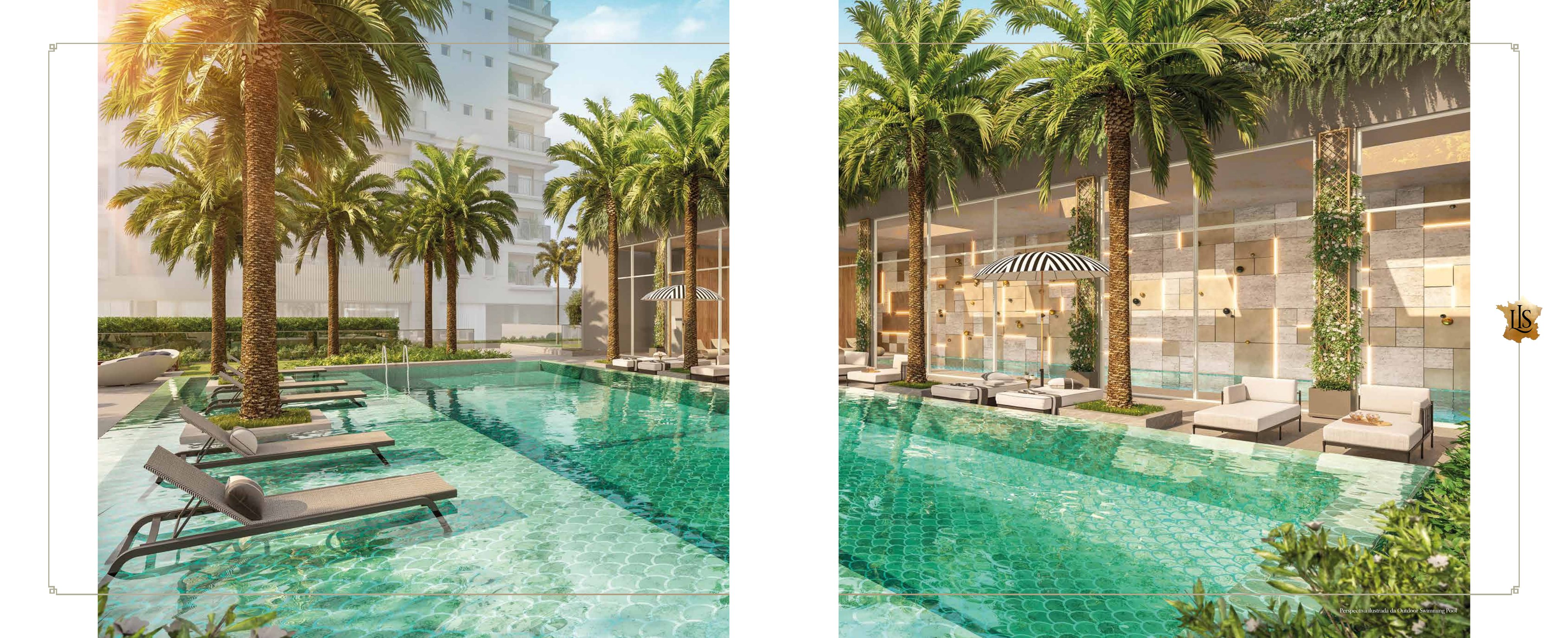 Perspectiva ilustrada: Outdoor Swimming Pool